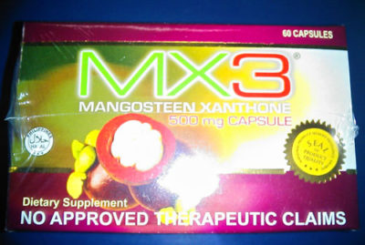 フィリピンのマンゴスチンサプリメントMX3