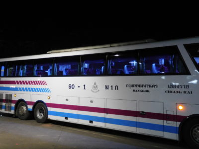 チェンライからバンコク行きの超VIPバス