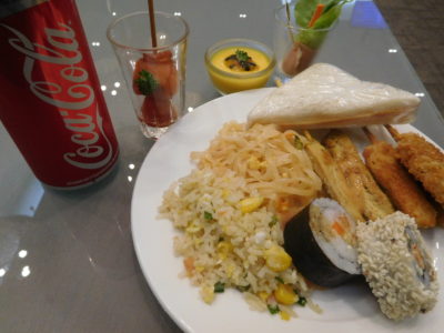 チェンマイ国際空港のプライオリティパスラウンジの食事